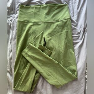 Lululemon Athletica Green High-Waist Leggings